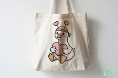 Cute Goose Valentine Clipart Product Image 4