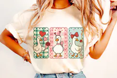 Cute Goose Valentine PNG, Goose Valentine's Day, Funny PNG Product Image 1