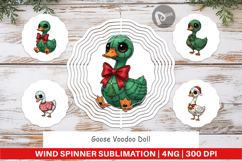 Goose Voodoo Doll Wind Spinner Product Image 1