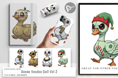 Goose Voodoo Doll Digital Paper Product Image 1