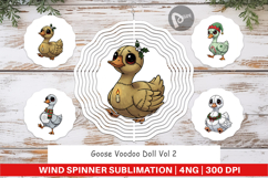 Goose Voodoo Doll Wind Spinner Product Image 1