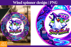 Trippy Goose Halloween quote, Creepy Halloween wind spinner Product Image 1