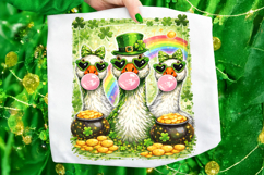 St Patrick's Day Goose PNG, Funny Goose PNG, Lucky Goose PNG Product Image 7