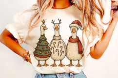 Christmas Goose, Funny Christmas Goose PNG, Merry Christmas Product Image 1