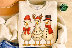 Christmas Goose, Funny Christmas Goose PNG, Merry Christmas Product Image 4