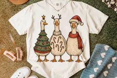 Christmas Goose, Funny Christmas Goose PNG, Merry Christmas Product Image 6