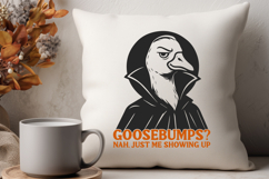 Goosebumps SVG Funny Halloween | Vampire Goose PNG Design Product Image 2