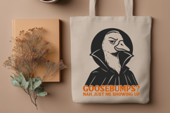 Goosebumps SVG Funny Halloween | Vampire Goose PNG Design Product Image 3