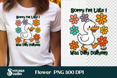 Funny goose clipart PNG design | Cute farm quotes clipart Product Image 1