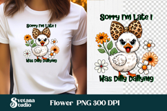 Funny goose clipart PNG design | Cute farm quotes clipart Product Image 1