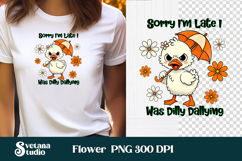 Funny goose clipart PNG design | Cute farm quotes clipart Product Image 1