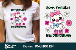 Funny goose clipart PNG design | Cute farm quotes clipart Product Image 1