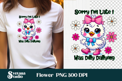 Funny goose clipart PNG design | Cute farm quotes clipart Product Image 1