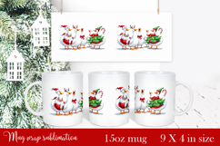 Funny Christmas Geese Sublimation Png Design | mug Print Product Image 1