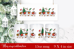 Funny Christmas Geese Sublimation Png Design | mug Print Product Image 1