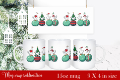 Funny Christmas Geese Sublimation Png Design | mug Print Product Image 1