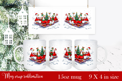 Funny Christmas Geese Sublimation Png Design | mug Print Product Image 1