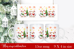 Funny Christmas Geese Sublimation Png Design | mug Print Product Image 1