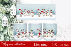 Funny Christmas Geese Sublimation Png Design | mug Print Product Image 1