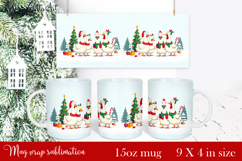 Funny Christmas Geese Sublimation Png Design | mug Print Product Image 1