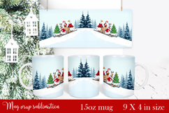 Funny Christmas Geese Sublimation Png Design | mug Print Product Image 1
