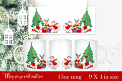 Funny Christmas Geese Sublimation Png Design | mug Print Product Image 1