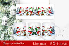 Funny Christmas Geese Sublimation Png Design | mug Print Product Image 1