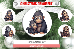 Ornament Gorilla Mother&#039;s Day Product Image 1