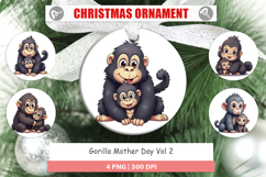 Ornament Gorilla Mother&#039;s Day Product Image 1