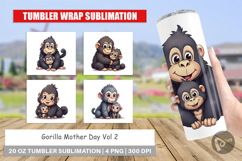 Tumbler Gorilla Mother&#039;s Day Product Image 1