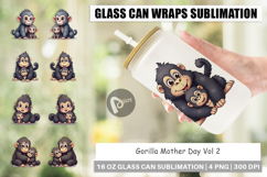 Glass Can Gorilla Mother&#039;s Day Product Image 1