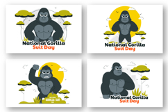 10 National Gorilla Suit Day Illustration Product Image 3