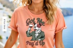 Got Me Pug&#039;d Up T shirt Design Product Image 1