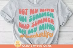 Funny Teacher Last Day of School Shirt Quote on Mockup