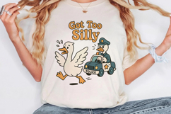 Silly Goose Sublimation Design | PNG File Product Image 2