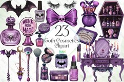 Goth Cosmetics Sublimation Clipart Product Image 1