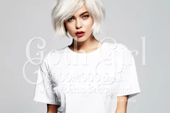 T Shirt Mockup, Goth Girl Wearing T Shirt, Gothic Mockup, 31 Product Image 1