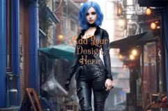 T Shirt Mockup, Goth Girl Wearing T Shirt, Gothic Mockup, 32 Product Image 2