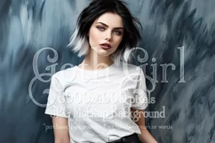 T Shirt Mockup, Goth Girl Wearing T Shirt, Gothic Mockup, 42 Product Image 1