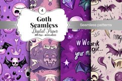 Goth Seamless Pattern Digital Paper - 04 Seamless Patterns Product Image 1