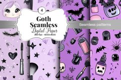 Goth Seamless Pattern Digital Paper - 04 Seamless Patterns Product Image 1