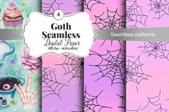 Goth Seamless Pattern Digital Paper - 04 Seamless Patterns Product Image 1