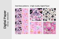 Goth Seamless Pattern Digital Paper - 04 Seamless Patterns Product Image 2