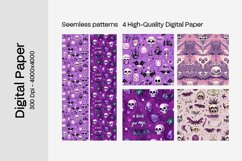 Goth Seamless Pattern Digital Paper - 04 Seamless Patterns Product Image 2