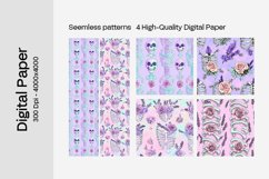 Goth Seamless Pattern Digital Paper - 04 Seamless Patterns Product Image 2