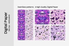 Goth Seamless Pattern Digital Paper - 04 Seamless Patterns Product Image 2