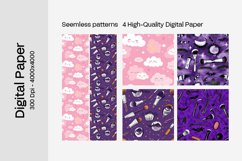 Goth Seamless Pattern Digital Paper - 04 Seamless Patterns Product Image 2