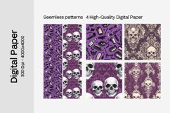 Goth Seamless Pattern Digital Paper - 04 Seamless Patterns Product Image 2
