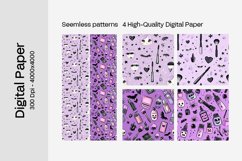 Goth Seamless Pattern Digital Paper - 04 Seamless Patterns Product Image 2