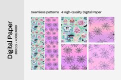 Goth Seamless Pattern Digital Paper - 04 Seamless Patterns Product Image 2